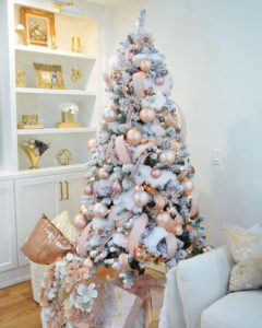 декор новогодней елки в квартире