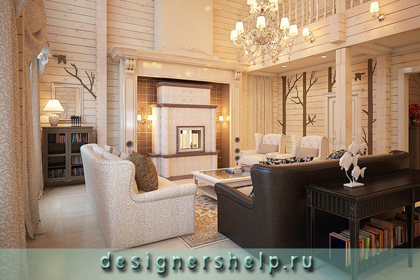 Дизайн интерьера деревянного дома – RIO-Design Studio
