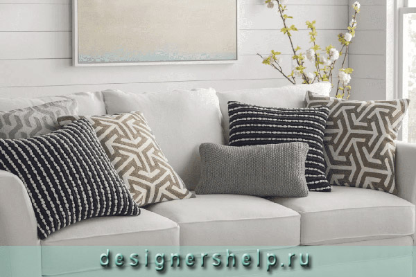 Декоративные подушки для дивана 12 фото декораторов профи
