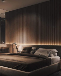 декоративная подсветка спальни в современном стиле